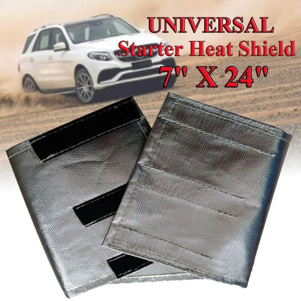 

автомобильный starter heat shield wrap turbo выхлопная тепла tape wrap труб shields универсальный для дома болиды 60 * 18см