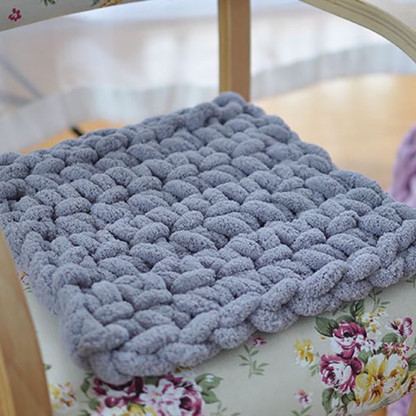 

yarn quality blanket knitting wool thick diy handmade knitted hat scarf sweater home women handicrafts sewing accessory, Black;white