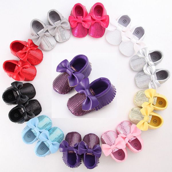 

toddler newborn baby girl pu leather crib shoes anti-slip pram prewalker sneaker