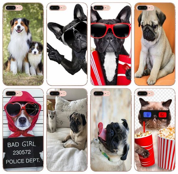 

tongtrade] собака животное кошка пекинес плохая девочка полиция dept чехол для iphone 11 про максимум 8 7 + х хз хс samsung а5 хуавей р20 п