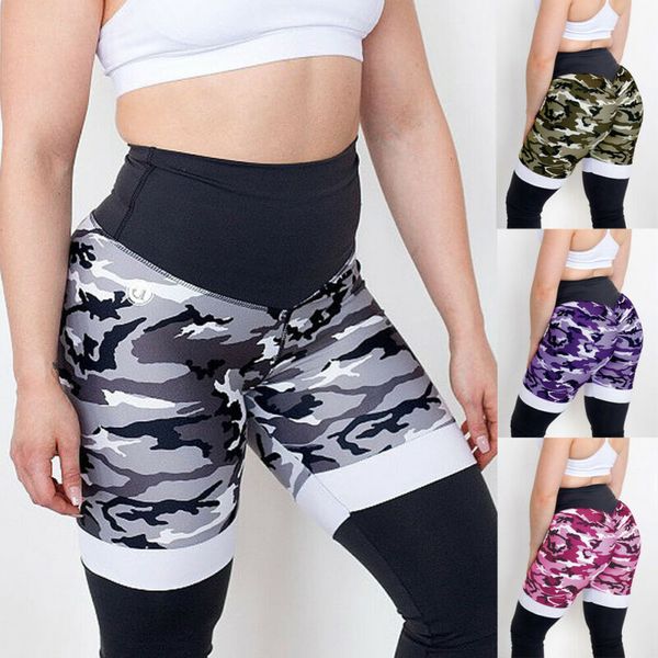 

womens fitness camouflage push up leggings female skinny camo apparel anti cellulite scrunch pants leggings dropshipping, Black