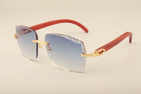 

new factory direct luxury fashion sunglasses 3524014 natural wooden gold code sunglasses engraving lens, private custom, engraved, White;black