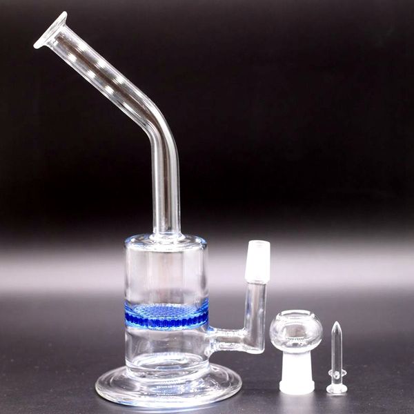 9 pollici Tornado Hookahs Water Pipepe Turbine Honeycomb Pigna per olio per fumatori Tubi di bong con acqua con tappo di carboidrati da banger da 18 mm wp320-5