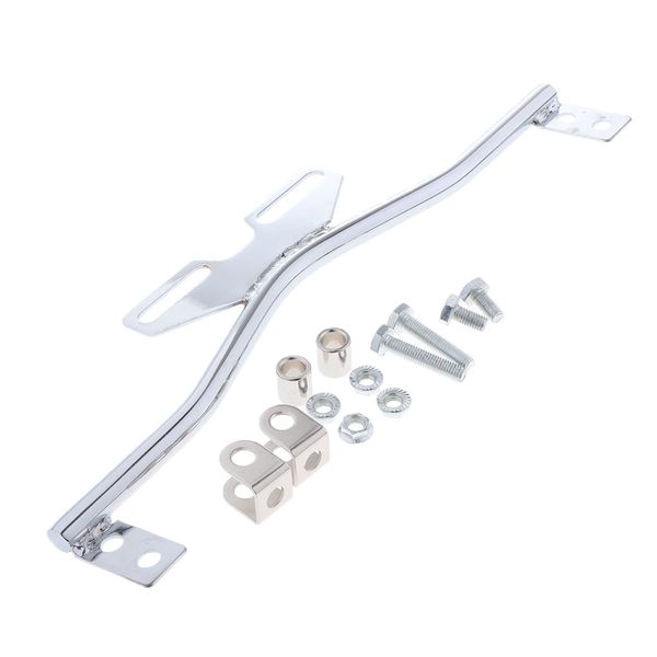 

silver bar motorcycle mount clamp spot light fog lamp bulb turn signal driving