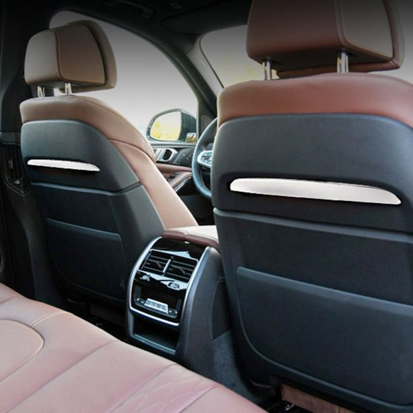 

car seat back decoration strip interior trim protect cover sticker car styling accessories for x5 x7 g05 g07 2019 2020
