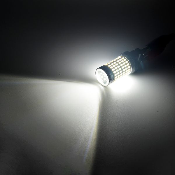 

2pcs/set p21w bay15d 1157 white led canbus 3014 144smd error car turn light bulbs