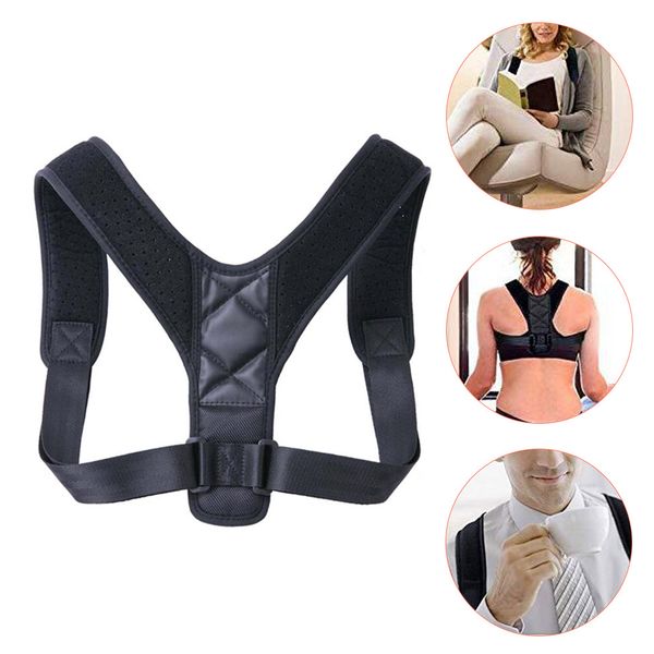 

back shoulder posture corrector brace adjustable sports safety back support corset spine support belt posture personal use