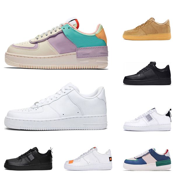 

2020 mens women platform fashion sneakers shadow pale ivory black white volt magic flamingo total orange wheat sports sneakers trainers