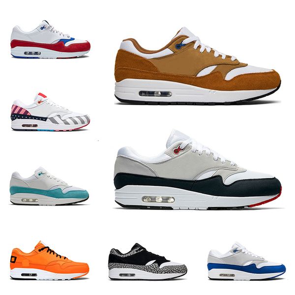 

2019 мужчин и женщин кроссовки 1 bred пуэрто-рико университет синий слон белый красный 87 мужские кроссовки спортивные кроссовки