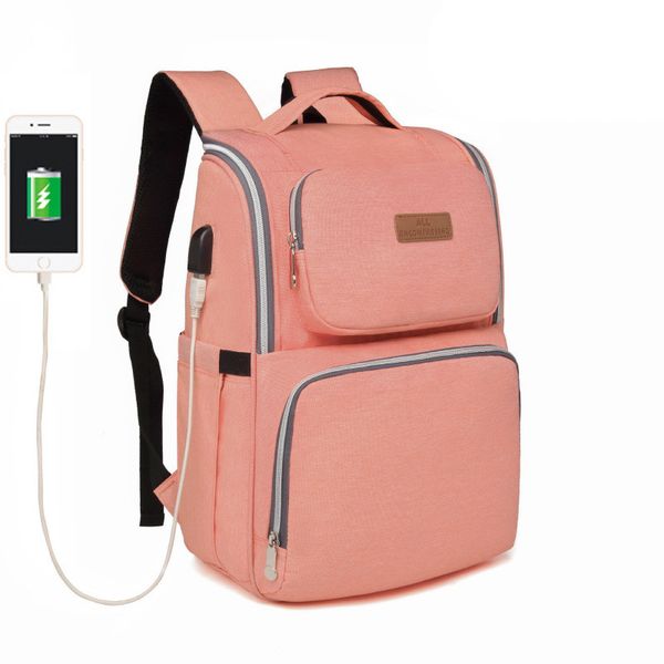 

usb charging fashion mummy maternity nappy bag brand large capacity baby bag travel backpack designer nursing for baby care