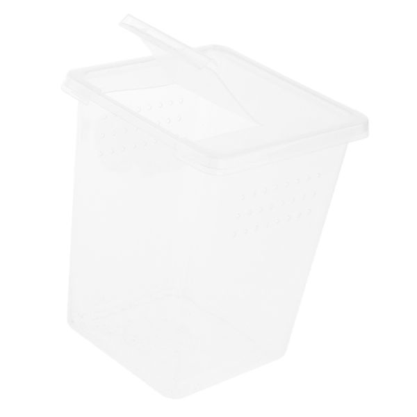

plastic insect spider habitat feeding box case container tank 3x3x4 inch