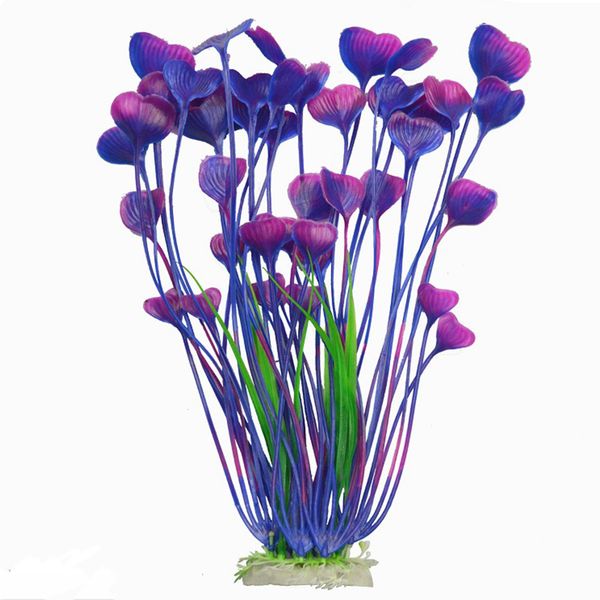 

40cm artificial plastic aquarium plants grass for aquarium background fishtank ornament decoration