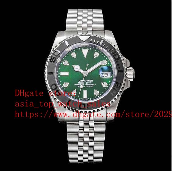 

3 style latest versi big diamond watch 40mm ceramic bezel jubilee bracele116655 asia 2813 movement automatic mens watch, Slivery;brown