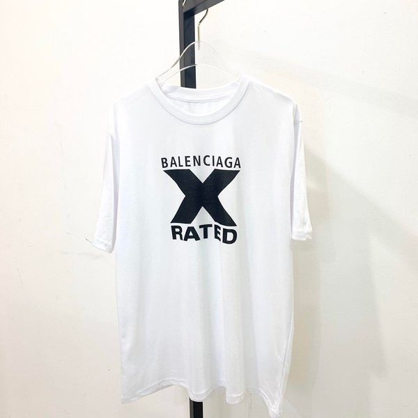 

2020 последние весенние и летние футболки с принтом x-letter во франции высокое качество парижская мужская дизайнерская мода роскошные и удо, White;black