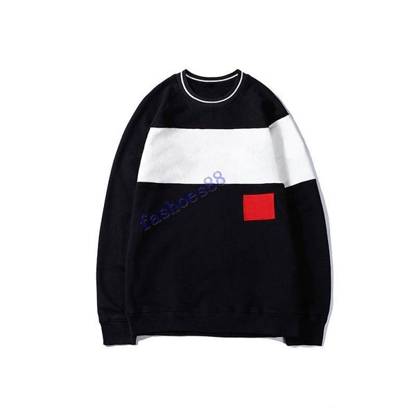 

горячие роскошные мужские дизайнерские толстовки мужчины женщины письмо вышивка толстовка толстовка повседневная толстовка пуловер с длинным, Black