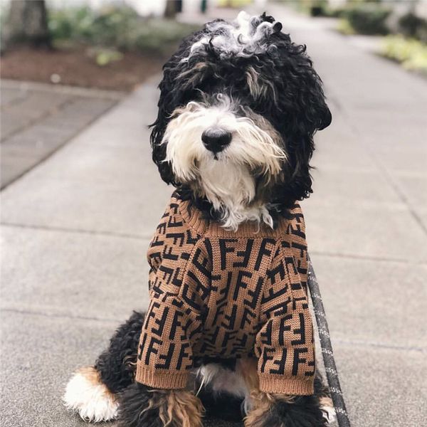 

casual style dog sweater fashion brand dog outdoor sweater for autumn winter cute teddy bulldog schnauzer clothes