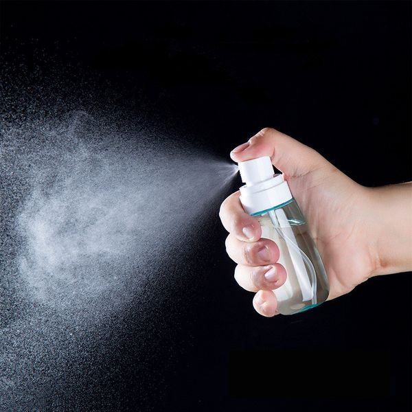 

30/60/80ml fine mist spray bottle plastic perfume bottle empty clear refillable travel essences rose water mister container