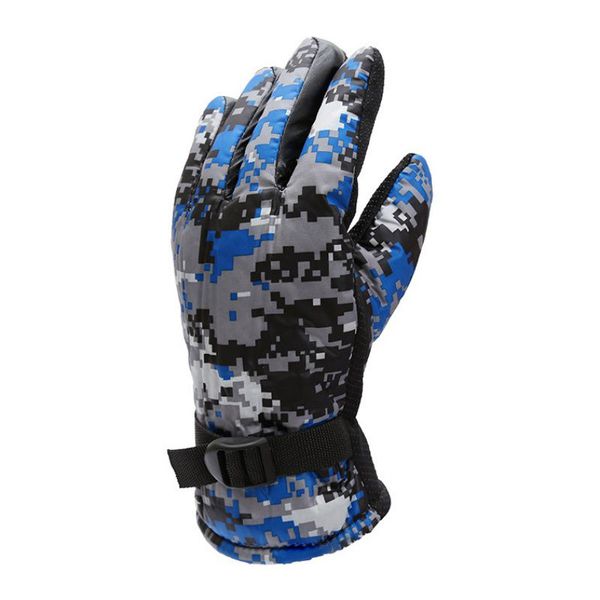 

1 pair camouflage skiing windproof snowboard skiing cycling gloves gloves touch screen warm waterproof