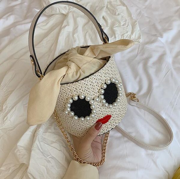 

designer girl bucket bag women cute beach bags mini shoulder bag luxury crossbody student dating bag chain handbag
