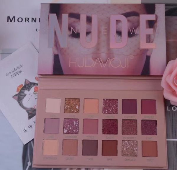 

Newest! makeup eyeshadow palettes eye shadow pallet HUDA MOJI 18 color NUDE HUDAMOJI NUDE Make up Palettes
