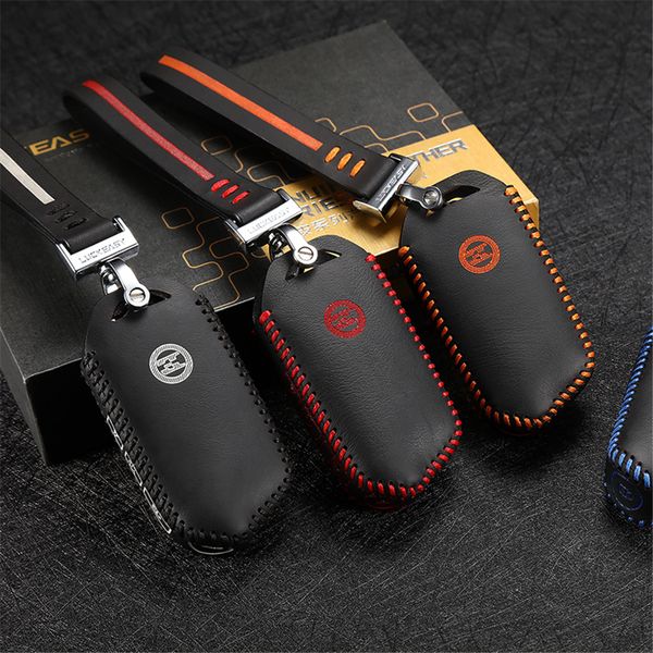 

car styling for kia stinger 2017 2018 3 button brand new leather remote key case cover holder car accessories