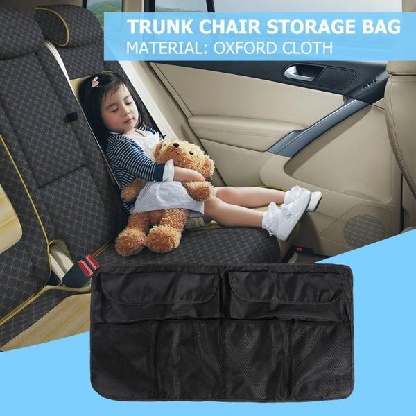 

car trunk organizer adjustable backseat storage bag net high capacity bag