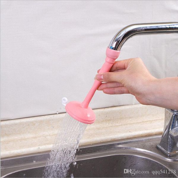 

creative adjustable shower plastic water hippo rotating spray tap water filter valve save water shower kitchen bathroom tool