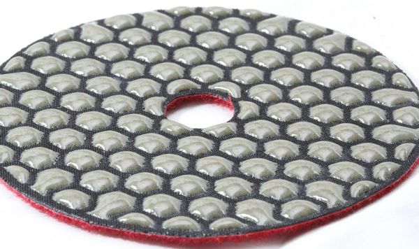 

3 pieces diamond polishing pads 4 inch dry use for granite concrete stone