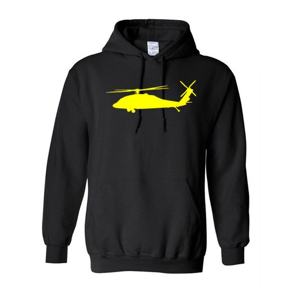 

sweatshirt for men 2018 thick hoodie print black helicopter hoodie winter warm coat