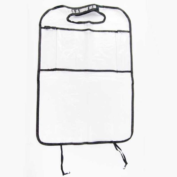 

new car anti dirty mat seat back hanging foldable organizer multi-pocket holder storage m8617