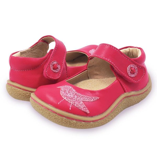 

tipsietoes brand quality genuine leather children toddler girl kids shoes for fashion barefoot sneaker mary jane ship, Black;red