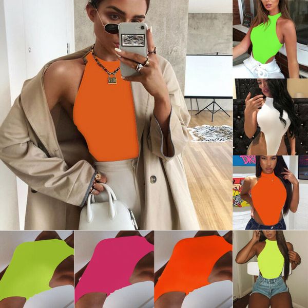 

us stock women sleeveless bandage bodysuit leotard blouse jumpsuit rompers