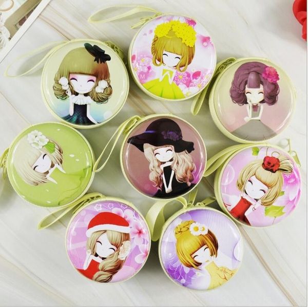 

cartoon tinplate purse creative coin earphone earphone wallet wallet bag activity gift gift coin purse