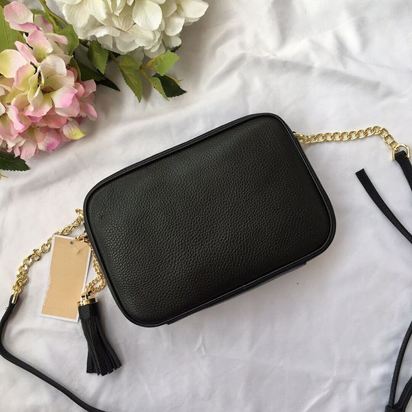 

22cm classic lichee pattern handbags purses tassel square camera bags genuine leather women single shoulder crossbody bag backpack