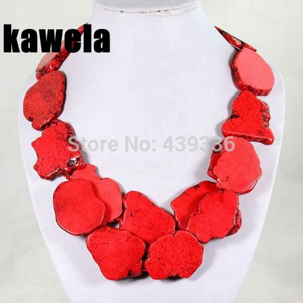 

wholesale statement necklace, red natural stone necklace, fashion necklace, Silver