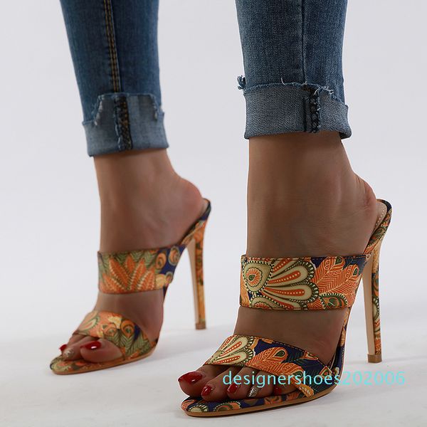 

aneikeh new 2020 canvas woman open toed high heels women dew heel party dress shoes sandals pumps 12cm size 9 d06, Black