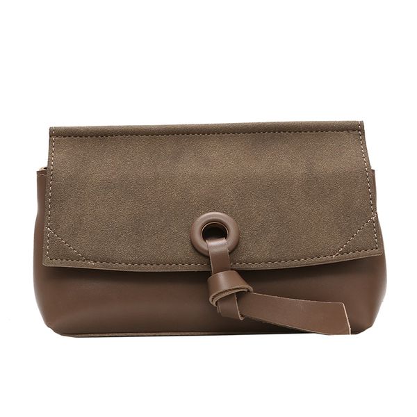 

solid color messenger bag ladies simple style shoulder bag ladies flip fashion handbag pouch