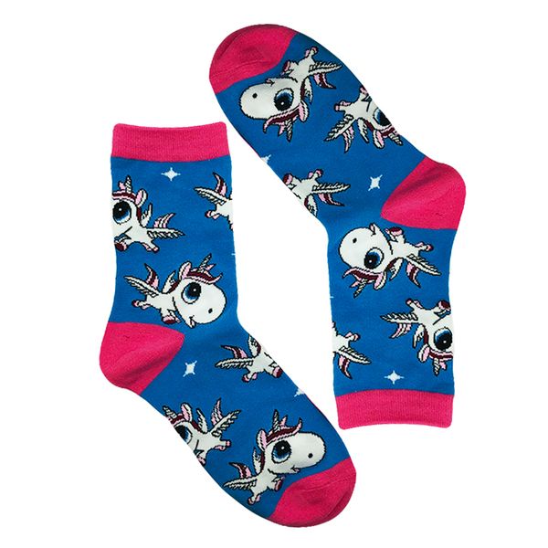 

modeager 85% cotton novelty cool socks unicorn koala duck funny women socks christmas gift for girls, Black;white