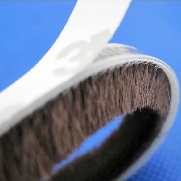 

5/10m self-adhesive sealing strip window sound insulation strip gasket wind-proof brush strip for wardrobe wooden glass door