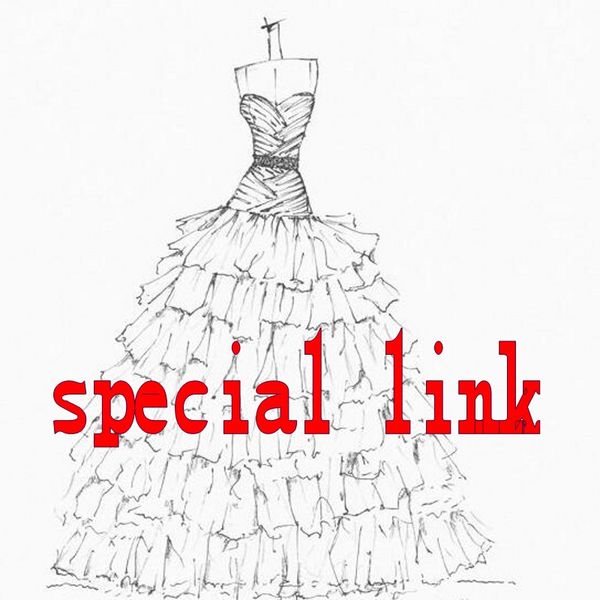 

a special link for you custom made dresses please communicate with our customer before placing the order, White;blue