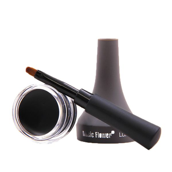 

black color eyeliner gel easy to wear long-lasting waterproof eye liner make up beauty women cosmetics#yl1