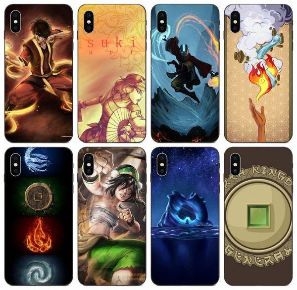 

[tongtrade] the last airbender case for iphone 11 pro max x xs xr 8s 8 7s 7 6 plus samsung a70 a70s a730 honor v8 v10 htc u11 silicone case