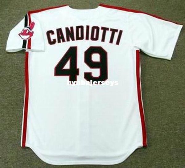 

custom tom candiotti stitched 1990 majestic vintage home baseball jersey retro mens jerseys shirt, Blue;black