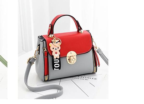 

2020 new fashion small square bag shoulder chain pendant diagonal pu female bags handbag