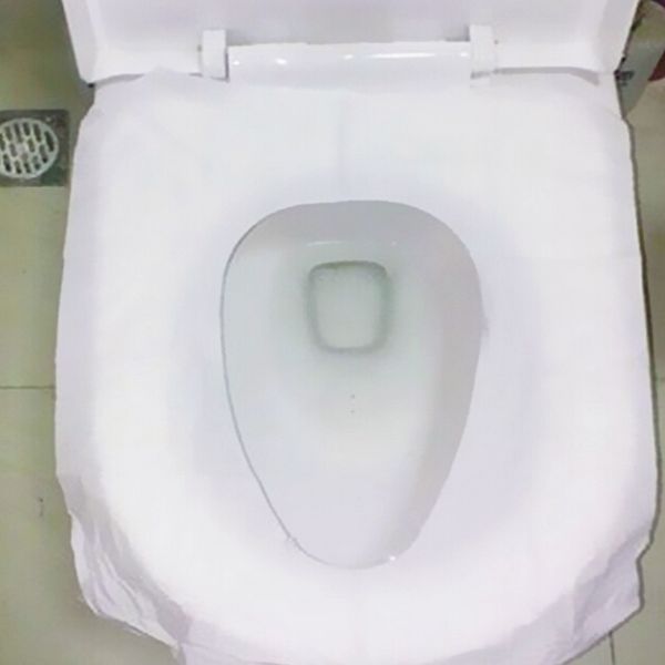 HICOO Tama/ño Universal Asientos para Inodoro para Viajes Ba/ños P/úblicos Maternidad 50 Piezas Asiento de Inodoro Desechable Paquete Individual