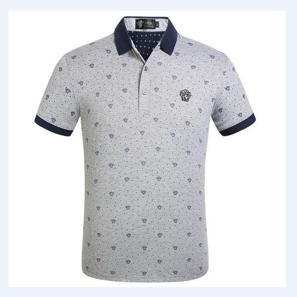 

2019 designer polo shirts men medusa sports leisure fashion comfortable polo shirt and embroidery 100% cotton mens polo shirts, White;black
