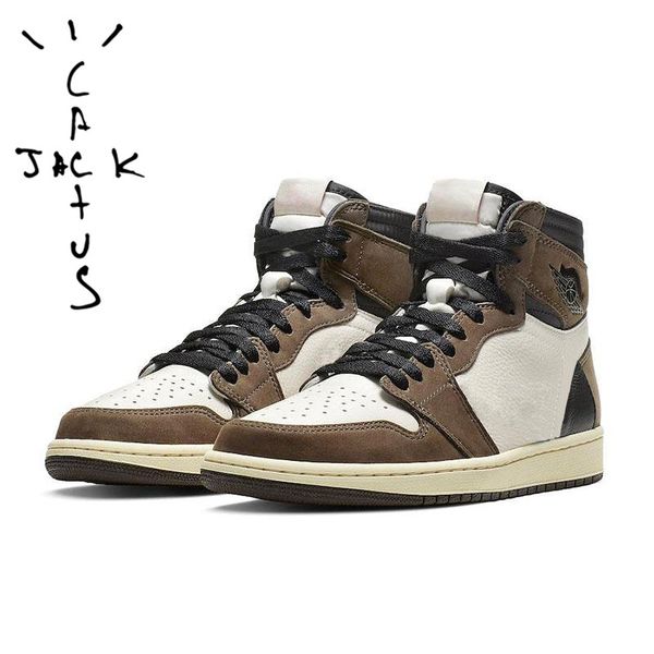 

authentic with box travis scotts high low cut og ts sp 1 signature basketball shoes 1s 4s men sneakers sail black dark mocha