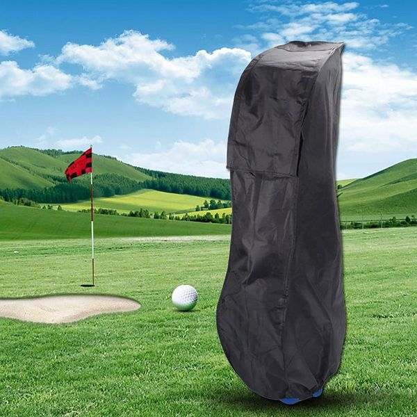 

golf bag waterproof dustproof golf rain cover pvc shield outdoor rod protector transparent store anti-dust standard ball