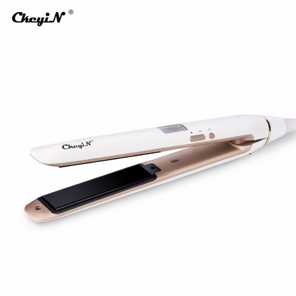 

ckeyin 2 in 1electronic hair straightener curler iron heat straightening waves curling corrugated hair crimper styling tools