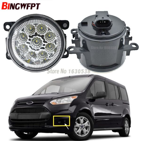 

2шт для транзита 2006-2016 противотуманные фары ассамблеи h11 12v слева + справа светодиодные противотуманные фары белый желтый цвет